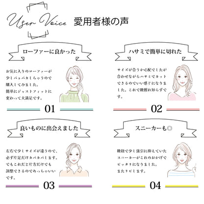 かかとパッド 2枚セット 靴擦れ サイズ調整 靴擦れ防止 インソール 商品画像5