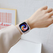 アップルウォッチカバー Apple Watch 保護ケース 保護カバー メタル風 キラキラ 傷防止 汚れ防止 保護 38mm 41mm 42mm 40mm 44mm 45mm 49mm SE Series9 8 7 6 5 4 3 2 1 スマートウォッチアクセサリー グリッター 可愛い お洒落