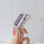 アップルウォッチカバー Apple Watch 保護ケース 保護カバー メタル風 キラキラ 傷防止 汚れ防止 保護 38mm 41mm 42mm 40mm 44mm 45mm 49mm SE Series9 8 7 6 5 4 3 2 1 スマートウォッチアクセサリー グリッター 可愛い お洒落