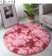 ラグ カーペット 円形ラグ ラウンドカーペット 120×120cm 北欧風 ラグマット カーペット あったか 暖かい もこもこ お洒落 シンプル カラバリ豊富 絨毯 じゅうたん 敷物 インテリア