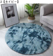 ラグ カーペット 円形ラグ ラウンドカーペット 120×120cm 北欧風 ラグマット カーペット あったか 暖かい もこもこ お洒落 シンプル カラバリ豊富 絨毯 じゅうたん 敷物 インテリア