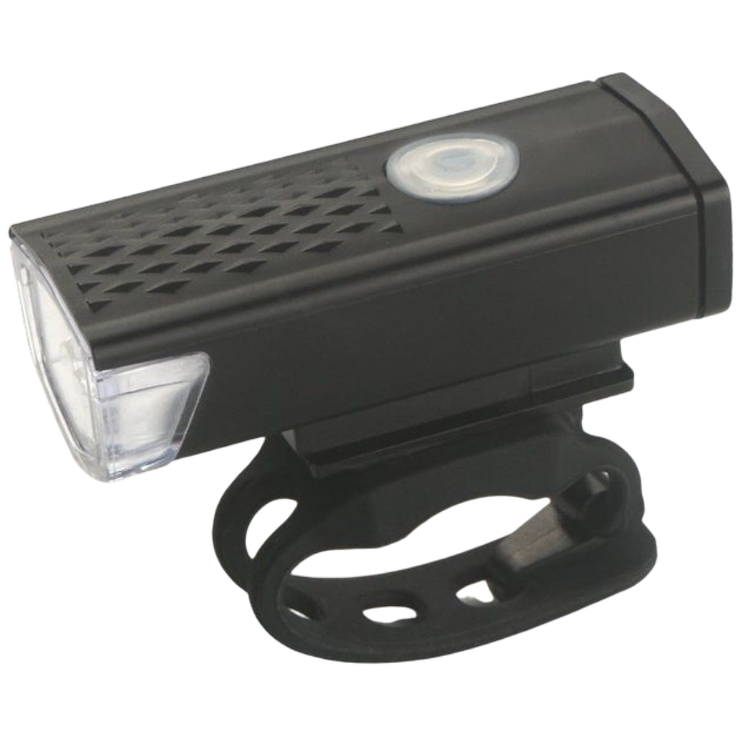 自転車用ライト ヘッドライト フロントライト テールライト 2点セット LEDライト USB充電式 サイクリング 通勤 通学 レジャー 夜間 雨天 防水 取付簡単 ブラック 黒