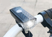 自転車用ライト ヘッドライト フロントライト テールライト 2点セット LEDライト USB充電式 サイクリング 通勤 通学 レジャー 夜間 雨天 防水 取付簡単 ブラック 黒