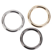 丸カン 同色10個セット クラフトパーツ 金具 ハンドメイド レザークラフト材料 線径3mm 内径20mm 16mm 13mm アクセサリー キーホルダー カバン ハンドクラフト 丸環 まるかん マルカン シンプル DIY 手作り シルバー ゴールド ガンメタ