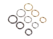 丸カン 同色10個セット クラフトパーツ 金具 ハンドメイド レザークラフト材料 線径3mm 内径20mm 16mm 13mm アクセサリー キーホルダー カバン ハンドクラフト 丸環 まるかん マルカン シンプル DIY 手作り シルバー ゴールド ガンメタ