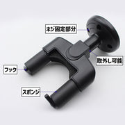 ギターハンガー 壁掛け ネジ付き スタンド フック ホルダー ギタースタンド ベーススタンド バイオリン 楽器 傷防止 転倒防止 ディスプレイ 立て掛け 便利 多用途