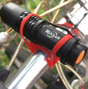 自転車用シリコンバンド スマホホルダー 固定用ゴムバンド スマートフォン ライトホルダー 携帯ホルダー 固定 ゴムバンド サイクリング 懐中電灯 ライト 簡単取り付け アウトドア ホワイト 白 イエロー レッド 赤 グリーン 緑 ブルー 青 ブラック 黒 半透明 クリア オレンジ