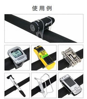 自転車用シリコンバンド スマホホルダー 固定用ゴムバンド スマートフォン ライトホルダー 携帯ホルダー 固定 ゴムバンド サイクリング 懐中電灯 ライト 簡単取り付け アウトドア ホワイト 白 イエロー レッド 赤 グリーン 緑 ブルー 青 ブラック 黒 半透明 クリア オレンジ