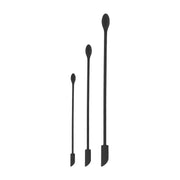 スパチュラ スプーン 3本セット メイク道具 化粧用品 ミニ ヘラ スティック すくう 取る シリコン ソフト 柔らかい メイクアップ スキンケア