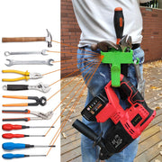 ツールホルダー 工具差し 腰袋 道具袋 DIY 工具 工具ホルダー 工具入れ 大容量 電動ドリル シンプル 無地 目立つ なくさない 耐久性 おしゃれ 定番
