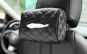 車載ティッシュケース ティッシュカバー ティッシュホルダー 固定 車用品 車内収納 ちり紙 車載グッズ フェイクレザー 無地 収納グッズ カーアクセサリー カー用品