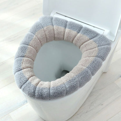 便座カバー トイレカバー O型 洗えるカバー パイル 寒さ対策 商品画像3
