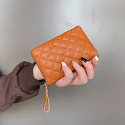 コインケース 小銭入れ ミニ財布 お財布 小銭入れ ウォレット ポーチ レディース 女性 メンズ 男性 ユニセックス 男女兼用 お揃い ペアルック 長方形 コンパクト 小さめ L字ファスナー L字チャック ジッパー ストラップ付き ステッチ チェック ホワイト ブラック ピンク シンプル フェミニン ガーリー 可愛い キュート シック クール かっこいい おしゃれ