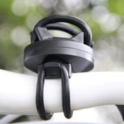 自転車用ライトホルダー 懐中電灯ホルダー 固定 360度回転 シリコン ゴム 後付け 工具不要 取り付け簡単 ハンドルバー サイクル用品 サイクリング 夜間 便利