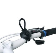 自転車用ライトホルダー 懐中電灯ホルダー 固定 360度回転 シリコン ゴム 後付け 工具不要 取り付け簡単 ハンドルバー サイクル用品 サイクリング 夜間 便利