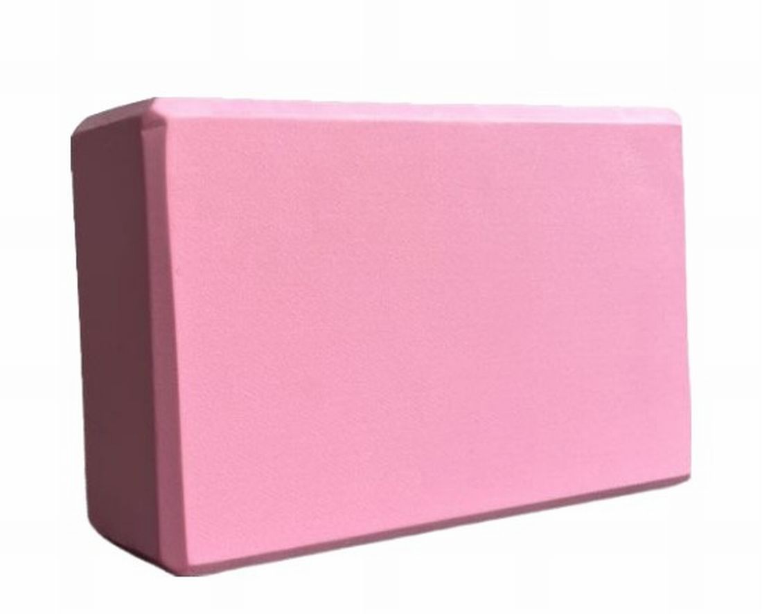 ヨガブロック 単品 ピラティス ヨガレンガ ヨガ用品 ポーズ補助 ピンク バリエーション画像