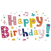 タペストリー ハッピーバースデー お誕生日 Happy Birth Day 壁飾り 飾り付け お祝い パーティー イベント インテリア かわいい おしゃれ 壁面装飾 ウォールデコレーション