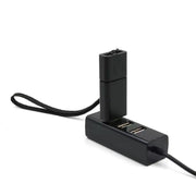 USBハブ 4ポート USB2.0 10cmケーブル パソコンアクセサリー パソコン周辺機器 PC 拡張 コンパクト データ転送 外付け ブラック ホワイト