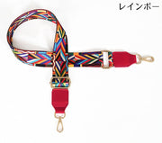 バッグストラップ ショルダーベルト 持ち手 肩紐 付け替え 交換用 幅広 ワイド 斜めがけ 肩掛け ナスカン付き 長さ調整可能