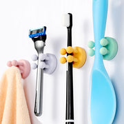 ウォールフック ウォールホルダー マルチホルダー ケーブル コンセント カミソリ 歯ブラシホルダー 浮かせる収納 おしゃれ 粘着フック 壁掛け タオル