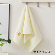 フェイスタオル 洗顔タオル ハンドタオル バス用品 日用品雑貨 長方形 天気 シンプル かわいい おしゃれ 浴室 お風呂 トイレ キッチン