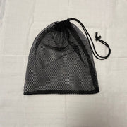 おもちゃ収納袋 メッシュ袋 小物収納 玩具収納 巾着袋 収納袋 見える おもちゃ入れ ボール 整理整頓 雑貨 子供 片付け マルチ収納 ブラック シンプル