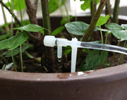自動水やり器 給水装置 5ｍセット ペットボトル給水器 ガーデニング 鉢植え 植木鉢 プランター 植物 水やり 旅行 お出かけ 出張 留守 水量調節 給水弁 バルブ付き