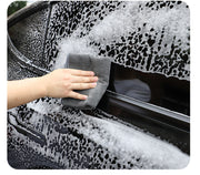 洗車用タオル カー用品 掃除用具 四角形 グレー 吸水性 拭きあげ 乾拭き 仕上げ拭き ほこり取り 内装掃除