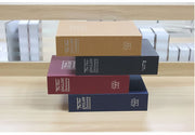 金庫 辞書型 本型 小物入れ 日用品雑貨 インテリア 小サイズ 家庭用 ダイヤルタイプ ダイヤル式 カモフラージュ 防犯対策 本棚 ブック ダミー ブラック 蝶 チョウ 英字 国旗 十字架 おしゃれ ユニーク