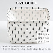 卓上収納ボックス 収納グッズ 四角形 ドット スター ツリー シンプル コンパクト 整理整頓 文房具 化粧品
