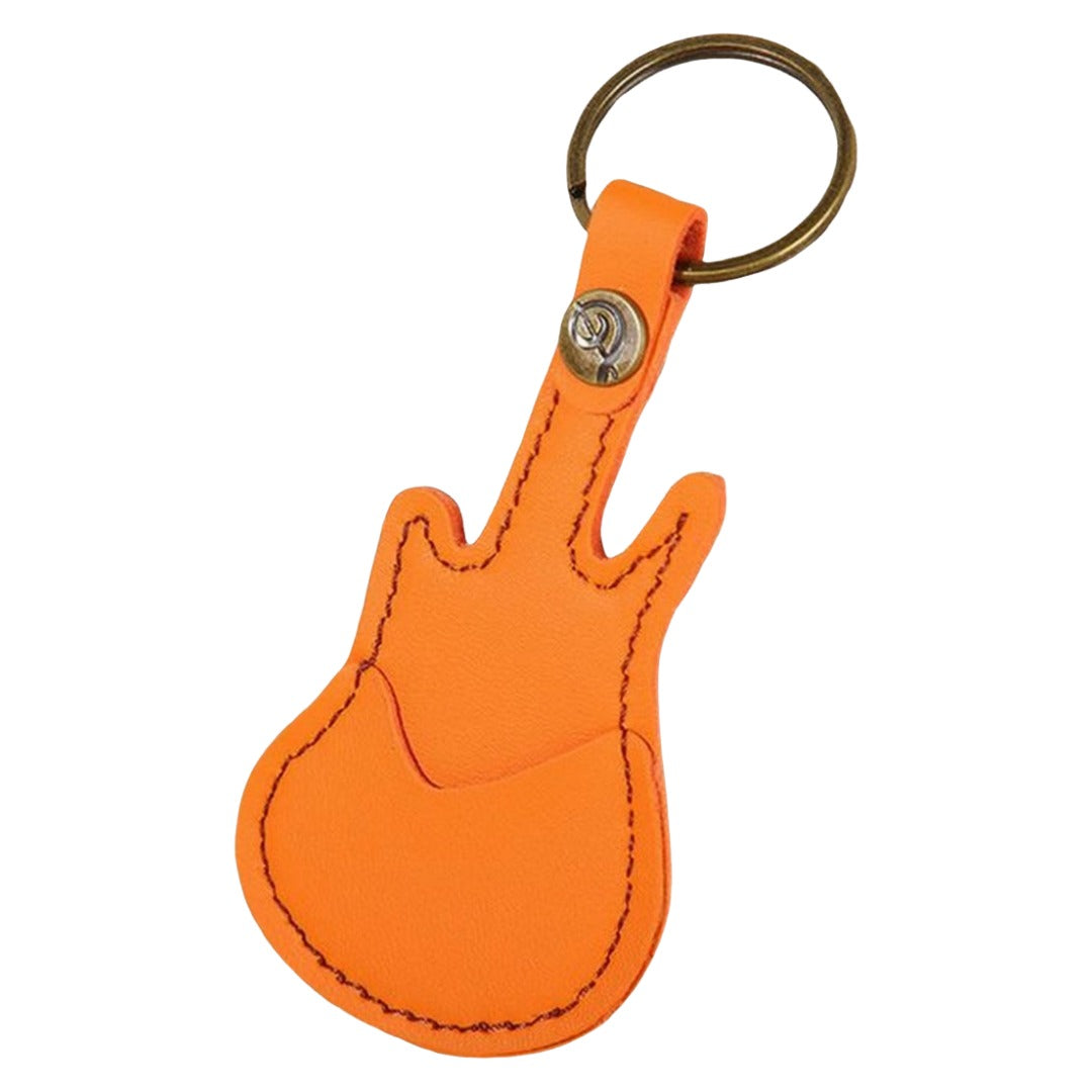 ピックケース ピッククリップ キーホルダー アクセサリー ギター エレキ アコギ ギター型 おしゃれ 便利