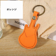 ピックケース ピッククリップ キーホルダー アクセサリー ギター エレキ アコギ ギター型 おしゃれ 便利