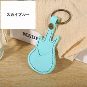 ピックケース ピッククリップ キーホルダー アクセサリー ギター エレキ アコギ ギター型 おしゃれ 便利