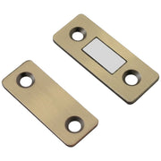 マグネットキャッチ 4組セット ドアキャッチ ドア止め金具 家具扉 戸棚 引き戸 DIY 両面テープ ネジ 磁力 磁石 便利