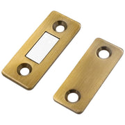 マグネットキャッチ 4組セット ドアキャッチ ドア止め金具 家具扉 戸棚 引き戸 DIY 両面テープ ネジ 磁力 磁石 便利