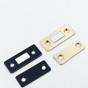 マグネットキャッチ 4組セット ドアキャッチ ドア止め金具 家具扉 戸棚 引き戸 DIY 両面テープ ネジ 磁力 磁石 便利