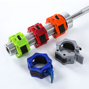 バーベルカラー 50mm 2個セット バーベルクリップ ダンベルロック ワンタッチ 留め具 プレートストッパー フィットネス用品 スポーツ器具