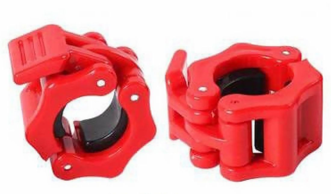 バーベルカラー 28mm 2個セット バーベルクリップ ダンベルロック ワンタッチ 留め具 プレートストッパー フィットネス用品 スポーツ器具