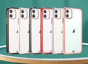 iPhoneケース iPhoneカバー スマホケース スマホカバー クリア 透明 サイドカラー 薄型 アイフォン iPhone11 iPhone12 iPhone13 Pro mini 携帯ケース 保護ケース 背面保護 傷防止 アイホン
