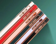 iPhoneケース iPhoneカバー スマホケース スマホカバー クリア 透明 サイドカラー 薄型 アイフォン iPhone11 iPhone12 iPhone13 Pro mini 携帯ケース 保護ケース 背面保護 傷防止 アイホン