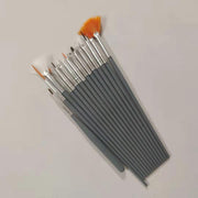 ネイルアートブラシ 15本セット 筆 ジェルネイル マニキュア ネイルブラシ 細ブラシ 平ブラシ ネイル用品 セルフネイル 細め 種類豊富 サイズ豊富 ピンク ホワイト ブラック