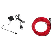 ルームランプ アンビエントライト インテリアライト 車用 3m 後付け カー用品 イルミライト ELテープ テープライト 車内ライト イルミネーション フットライト フットランプ 車内装飾 間接照明 補助照明 雰囲気ライト