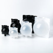 植物発根ボックス 植物発根ボール 取り木ボール 発根装置 プラスチック製 シンプル 植物 取り木 挿し木 発根 園芸 ガーデニング 透明 黒 クリア ブラック 単色