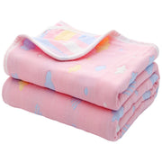 タオルケット ガーゼケット 6層 ガーゼ 110cm 140cm ベビー 赤ちゃん キッズ 子供用 掛け布団 寝具 お昼寝 おくるみ 湯上り お風呂 ひざ掛け 肌掛け 洗える 速乾 赤ん坊 新生児 男の子 女の子 幼稚園 保育園 出産祝い ギフト プレゼント 贈り物 可愛い こども用