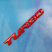 カーステッカー 3D立体 バイクステッカー TURBO 英字ロゴ 車用ステッカー 傷隠し 凹み隠し 貼るだけ簡単 カー用品 カーアクセサリー ドレスアップ カッコいい 装飾 デコレーション カスタム