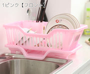 水切りラック 水切りかご ディッシュスタンド 箸立て 皿立て 水切りトレー キッチンラック 食器乾燥 収納 水受け皿 キッチン 台所 食器 排水 便利