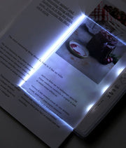 ブックライト 読書灯 本型 LED ライトパネル 電池式 夜間照明 スリム フラットパネル 読書用ランプ 就寝前 暗闇 照らす 持ち運び 旅行 便利