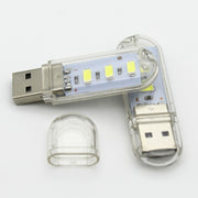 USBライト LEDライト スティックライト 片面 3灯 コンパクト 小型 ポータブル 携帯 ミニサイズ USBメモリ型 読書灯 デスクライト リチウム