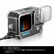 GoPro用 保護ケース 透明カバー ソフトタイプ ゴープロ Hero13 12 11 10 9 対応 アクションカメラアクセサリー クリアカラー 傷防止 破損対策 レンズカバー ボディカバー