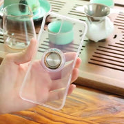 iPhoneケース iPhoneカバー スマホケース スマホカバー リング付き スタンド 車載ホルダー対応 背面保護 傷予防 iPhone11 11Pro 11ProMax iPhone12 12Pro 12ProMax 12mini iPhone13 13Pro 13ProMax 13mini 携帯ケース 保護カバー アイフォンカバー スマートフォンカバー クリア 黒 便利